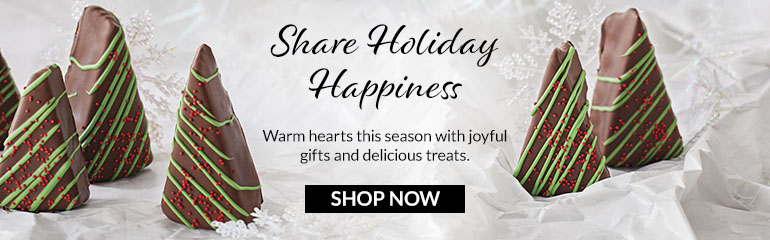 holiday happiness shop button