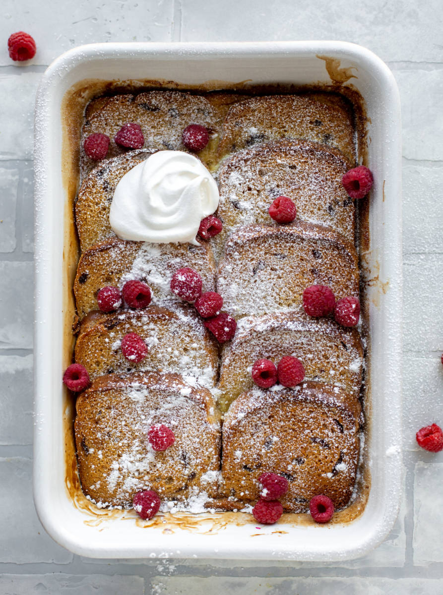 Our Favorite Simple Brunch French Toast Bake With Whipped Cream And Berries,Porcini Mushrooms Cooked